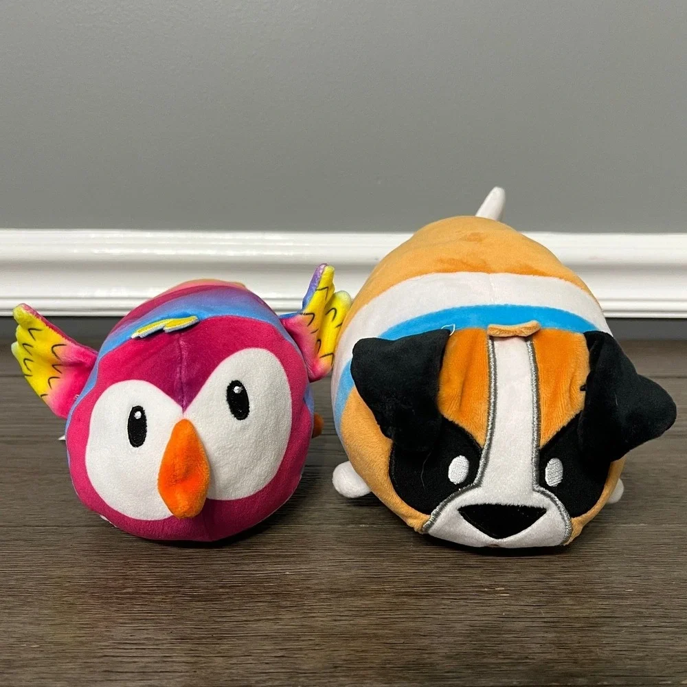 Bun Bun Stuffed Animal Plush Dog & Owl Stackable Kids Toy Bundle